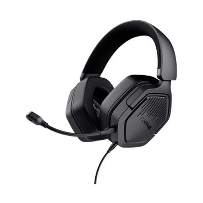 Headset Gamer GXTrust 492 Carus, Multiplataforma, P3, Microfone Destacável, 3.5mm, Preto - 25447