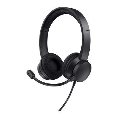 Headset Trust Ayda, Microfone com Cancelamento de Ruído, Para PC, Conexão USB, Preto - 25089