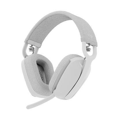 Headset Sem Fio Logitech Zone Vibe 100, Drivers 40 mm, USB, Bluetooth, PC, Mobile, Branco - 981-001218