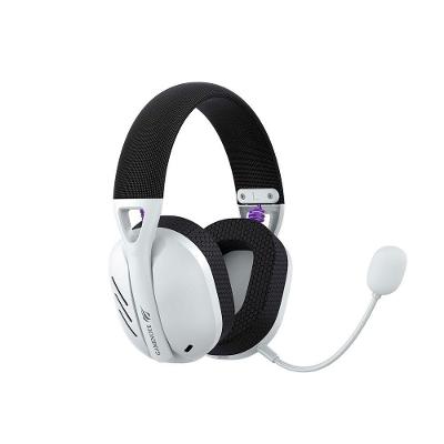 Headset Gamer Sem Fio Havit Fuxi H3, 7.1 surround, Driver 40mm, Bluetooth e USB, Preto e Branco - Fuxi-H3 Black White
