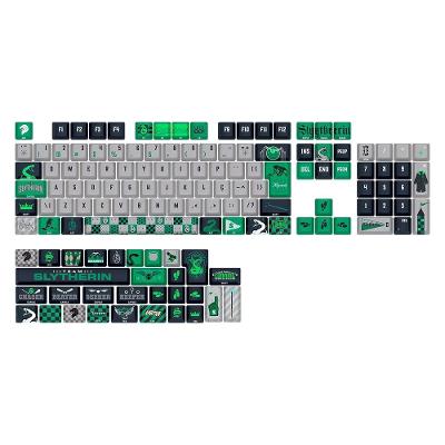 Keycap Gamer Redragon Harry Potter Sonserina, ABNT2, Cinza e Verde - HP-942