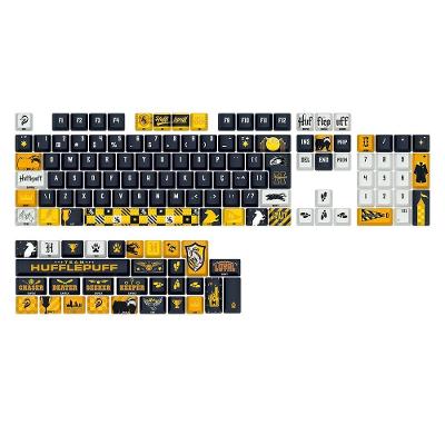 Keycap Gamer Redragon Harry Potter Lufa-Lufa, ABNT2, Preto e Amarelo - HP-943