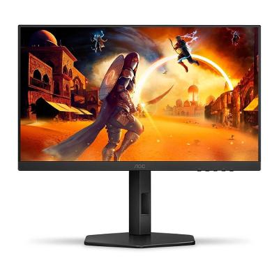 Monitor Gamer AOC 27", Full HD, 180Hz, 0.5ms, IPS, DisplayPort e HDMI, Ajuste de Altura, Preto - 27G4/P