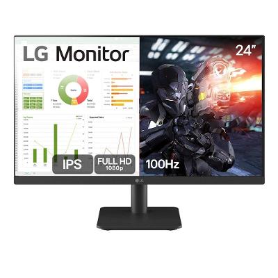 Monitor Gamer LG 24", FHD, 100Hz, 5ms, IPS, Dynamic Action Sync, HDMI, Preto - 24MS500-B