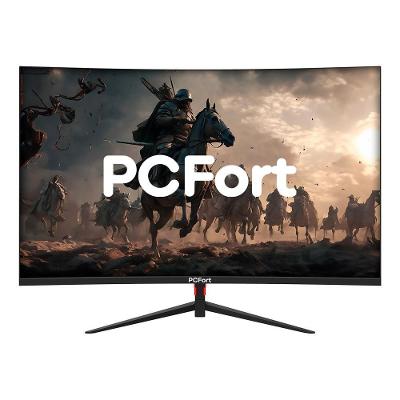 Monitor Gamer Curvo PCFort 27", Full HD, 240Hz, 1ms, FreeSync, Som Integrado, Preto - U27F240