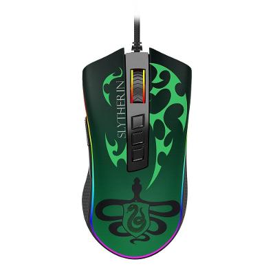 Mouse Gamer Redragon Harry Potter Sonserina, RGB, 12400 DPI, Sensor Pixart PMW3327, USB, Preto e Verde - HP-711S