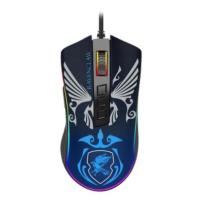 Mouse Gamer Redragon Harry Potter Corvinal, RGB, 12400 DPI, Sensor Pixart PMW3327, USB, Preto e Azul - HP-711R
