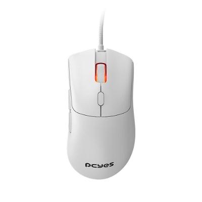Mouse Gamer Pcyes Hydrus White Ghost, RGB, 12400 DPI, 6 Botões, Branco - PMGHWG