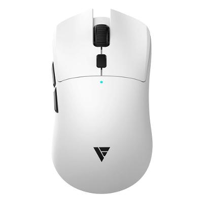 Mouse Gamer Force One Hoku Pro-wh, 26.000 DPI, 4 Switchs Alternáveis, Dual Mode Wireless ou Wired USB-C, Recarregável, Branco - FR.MO.HK.02