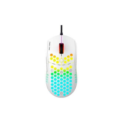 Mouse Gamer Force One Supernova, RGB, 20.000 DPI, Switches Huano, Sensor Optico, Branco - FR.MO.SP.01