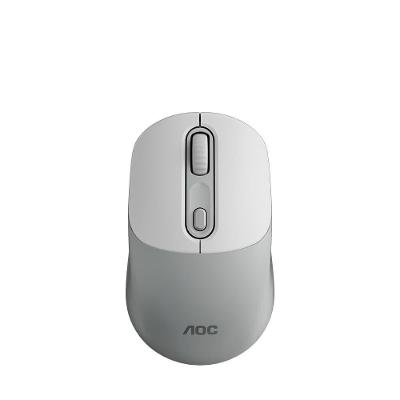 Mouse Sem Fio AOC MS300, 800-1600 DPI, 4 Botões, Design Ergonômico, Branco - MS300 WT