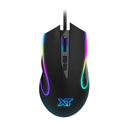 Mouse Gamer XT Racer Rush XTM-210, RGB, 7200DPI, 1ms, Sensor SPCP-A725F, Profissional, Preto - XTM-210