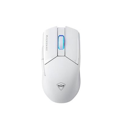 Mouse Gamer Sem Fio Machenike M7 Pro, RGB, 8000 DPI, 6 Botões, Wireless, Branco - M710BBR