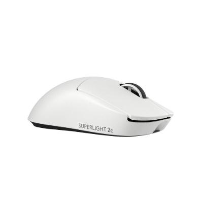 Mouse Gamer Sem Fio Logitech G PRO X SUPERLIGHT 2c, 5 botões, sensor 44K DPI, Atualização de até 8 kHz, PC e Mac, Branco - 910-007537