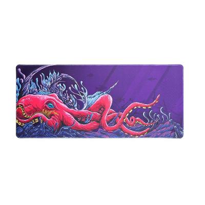 Mousepad Gamer Dazz Hybrid Deskmat, Extra Grande (90cm x 40cm), borda costurada, Octopus Rose - 62000162