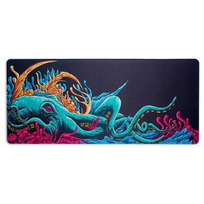 Mousepad Dazz Hybrid Daskmat Octopus, Extra Grande 900x400mm, Borda Costurada, Preto Estampado - 62000141