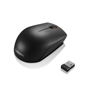Mouse Sem fio Lenovo 300, Wireless, Ambidestro, Preto - GX30K79401