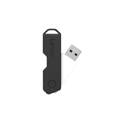 Pen Drive Lexar JumpDrive TwistTurn2 64GB, Flash Drive, USB 2.0, Preto e Branco- LJDTT2-64GABNABK
