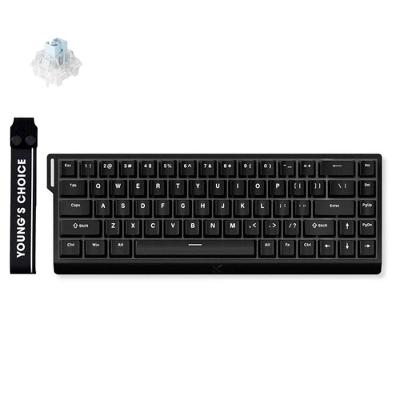 Teclado Magnético Gamer MCHOSE MC-Ace68-8, Switch Ice Blue Magnetic, USB, Preto - MC-Ace68-8