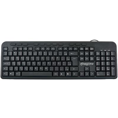 Teclado Keytime Keycraft, USB 2.0, Teclas Multimídia, Full Size, ABNT2, Preto - KYT00010