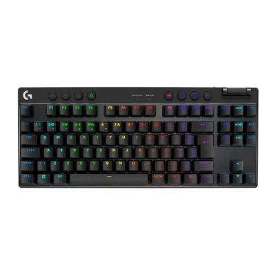 Teclado Gamer Sem Fio Logitech G Pro X com design TKL, Layout US, RGB LIGHTSYNC e Switch Exclusivo GX Brown Tactile, Preto- 920-012127