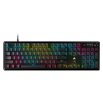 Teclado Gamer Mecânico Corsair K70 Core RGB, Teclas lineares Vermelho, USB 3.0, Preto - CH-910971E-NA