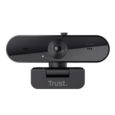 Webcam Trust Taxon 2K QHD, Microfones Duplos, Filtro de Privacidade, USB, Preto - 24732
