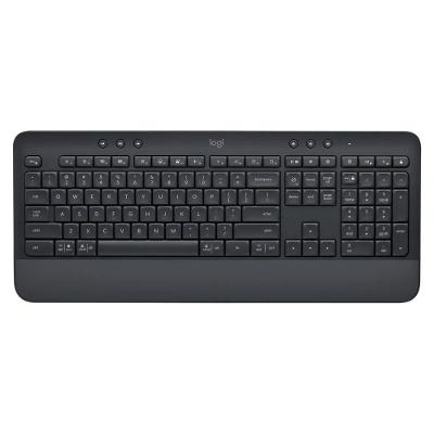 Teclado Sem Fio Logitech Signature K650, Bluetooth, USB, Com Apoio para as Mãos, US, Grafite - 920-010911