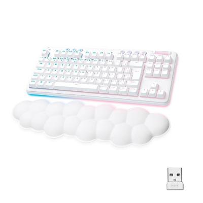 Teclado Mecânico Gamer Sem Fio Logitech G715 LIGHTSPEED Switch GX Brown Tactile, RGB, Layout ABNT, Apoio em Formato de Nuvem - 920-010702