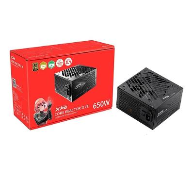 Fonte XPG Core Reactor II VE, 650W, 80 Plus Gold, Modular, PFC Ativo, Preto - 75261414