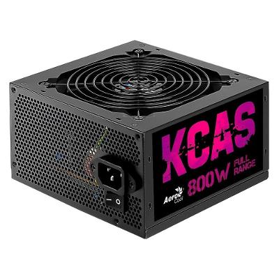Fonte Gamer Aerocool ATX KCAS, 800W, 80 Plus Bronze, PFC Ativo, Preto - 79602