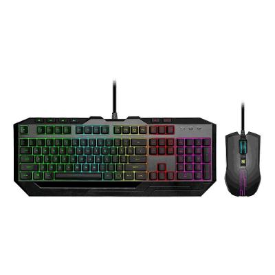 Kit Teclado e Mouse Gamer Cooler Master Devastador 3, RGB, 4800 DPI, US, Preto - SGB-3000-KKMF4-US