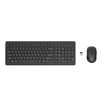 Kit Mouse e Teclado Sem Fio HP 330, Wireless, ABNT2, Com Teclado Numérico, Preto -  2V9E6AA#AC4