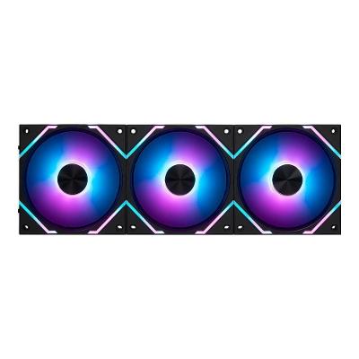Kit Com 3 Ventoinhas MSI MPG EZ120 ARGB 120mm, Magnetico, Preto - MPG EZ120 ARGB-3B