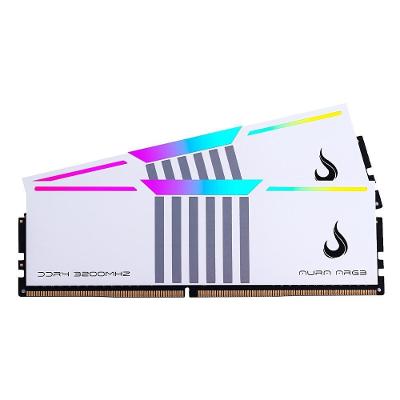Memória RAM Gamer Rise Mode Aura, RGB, 32GB (2x16GB), 3200MHz, DDR4, CL19, Branco - RM-D4AW-32G-3200ARGB
