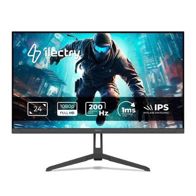 Monitor Gamer ilectry Vision 23820, 24" FHD, 200Hz, Preto - IYVISION23820BK