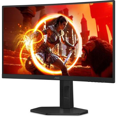 Monitor Gamer Curvo AOC 27", Full HD, 280Hz, 0.3ms, Fast VA, Adaptive-Sync, HDR 10, Altura Ajustável, Preto - C27G4Z/P