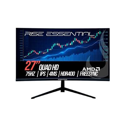 Monitor Rise Mode 27", QHD, 4ms, IPS, FreeSync, HDMI e DisplayPort, sRGB 99%, Preto - RM-MOG-27F752K-B
