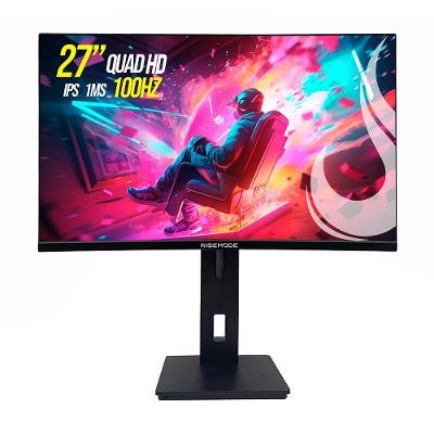 Monitor Gamer Rise Mode 27", QHD, 180Hz, 1ms, IPS, HDMI e DP, Ajuste de Altura, Preto - RM-MOGL-27F1802K-B