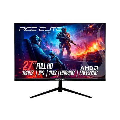 Monitor Gamer Rise Mode 27", FHD, 180Hz, 1ms, IPS, HDMI e DisplayPort, sRGB 110%, Preto - RM-MOG-27F180FH-B