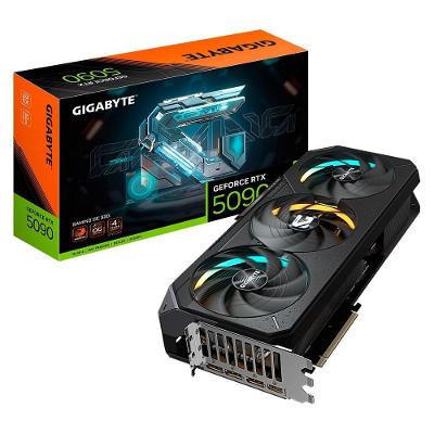 Placa de Vídeo RTX 5090 GAMING OC 32G Gigabyte NVIDIA GeForce, 32GB GDDR7, 512bits, RGB, DLSS, Ray Tracing - GV-N5090GAMING OC-32GD