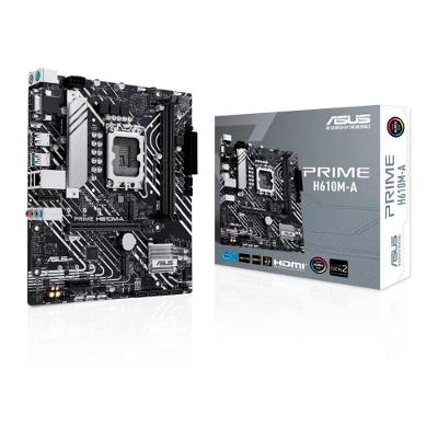 Placa-Mãe ASUS Prime H610M-A, Intel, M-ATX, DDR5, Preto - 90MB1G20-M0EAY0