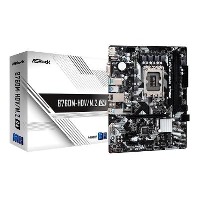 Placa-Mãe ASRock B760M-HDV/M.2 D4, Intel, Micro ATX, DDR4, Preto - 90-MXBL4*
