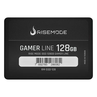 SSD Rise Mode Gamer Line, 128GB, SATA III, Leitura: 530MB/s, Gravação: 520MB/s, Preto - RM-SSD-128