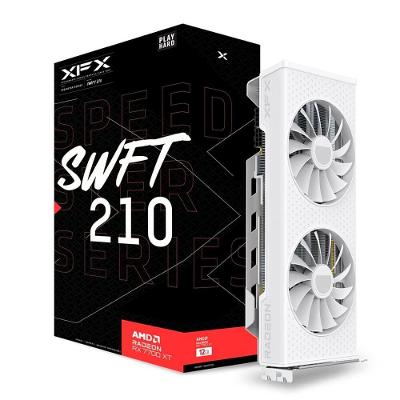 Placa de Vídeo XFX RX 7700XT SPEEDSTER SWFT210 Gaming AMD Radeon, 12GB, GDDR6, 2544MHz, 192bits, RDNA, - RX-77TSWFTWP