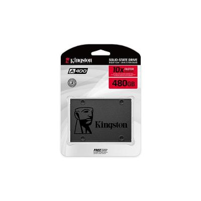 SSD Kingston A400, 480GB, SATA III, 2.5", Leitura: 500MB/s, Gravação: 450MB/s, Preto - KC-S44480-7S
