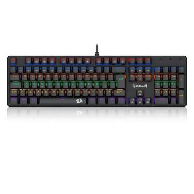 Teclado Mecânico Gamer Redragon Valheim Rainbow, Switch Brown, ABNT2, Preto - K608-R (PT-BROWN)