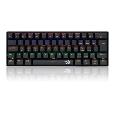 Teclado Mecânico Gamer Redragon Lakshmi, Rainbow, Switch Black, ABNT2, Preto - K606R (PT-BLACK)