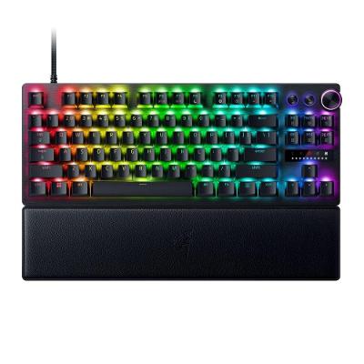 Teclado Gamer Razer Huntsman V3 Pro Tenkeyless, Chroma RGB, Switch óptico, Anti-Ghosting, US, Preto - RZ0304980200