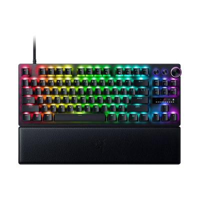 Teclado Gamer Razer Huntsman V3 Pro Tenkeyless, Chroma RGB, Switch óptico, Anti-Ghosting, US, Preto - RZ0304980200